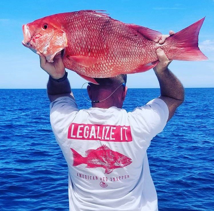 Legalize it' Red Snapper Fishing Shirts - Handler Fishing Supply